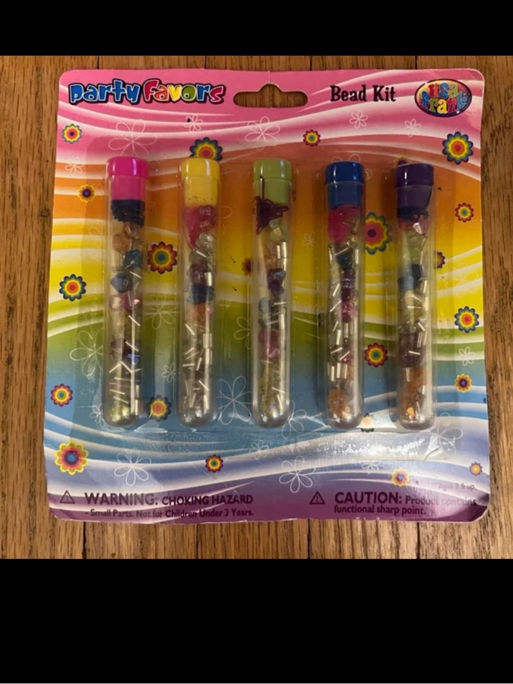 1990's Vintage Lisa Frank Original Craft Bead Kit